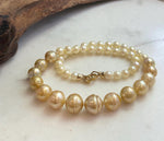 Elegant South Sea pearl strand for weddings and special occasions.