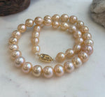 S925 sterling silver pearl necklace