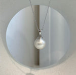 Luxury Australian white pearl necklace gift for women
