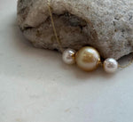 Luxury South Sea golden and Akoya pearl jewelry gift