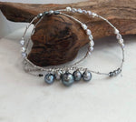 Elly’s 5 South Sea & Tahitian Pearl Necklace | 9.7–12.3mm Genuine Saltwater Pearls | Mirror Luster | S925 Silver