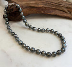 Genuine Tahitian pearl jewelry with 8 to 10mm mirror luster pearls