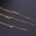 Fine 18K gold Chopard chain designed for floating pearl pendants