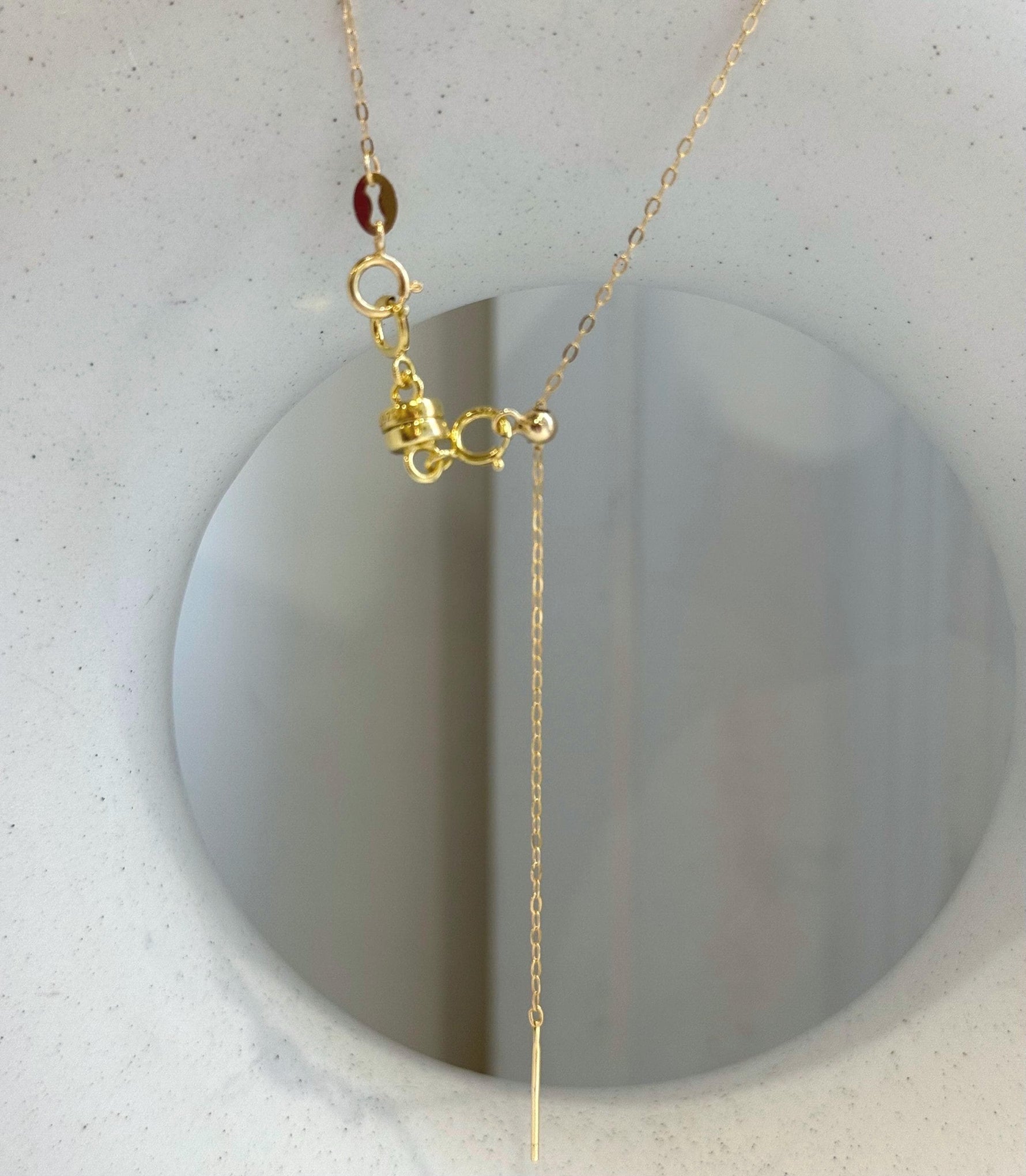 Mirror luster South Sea Golden and Tahitian pearl pendant for women.