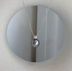 Mirror luster genuine saltwater Tahitian pearl jewelry gift.