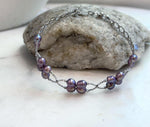 Handmade adjustable pearl bracelet perfect for everyday elegance.
