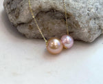 Genuine freshwater Edison pearls with exceptional mirror luster.