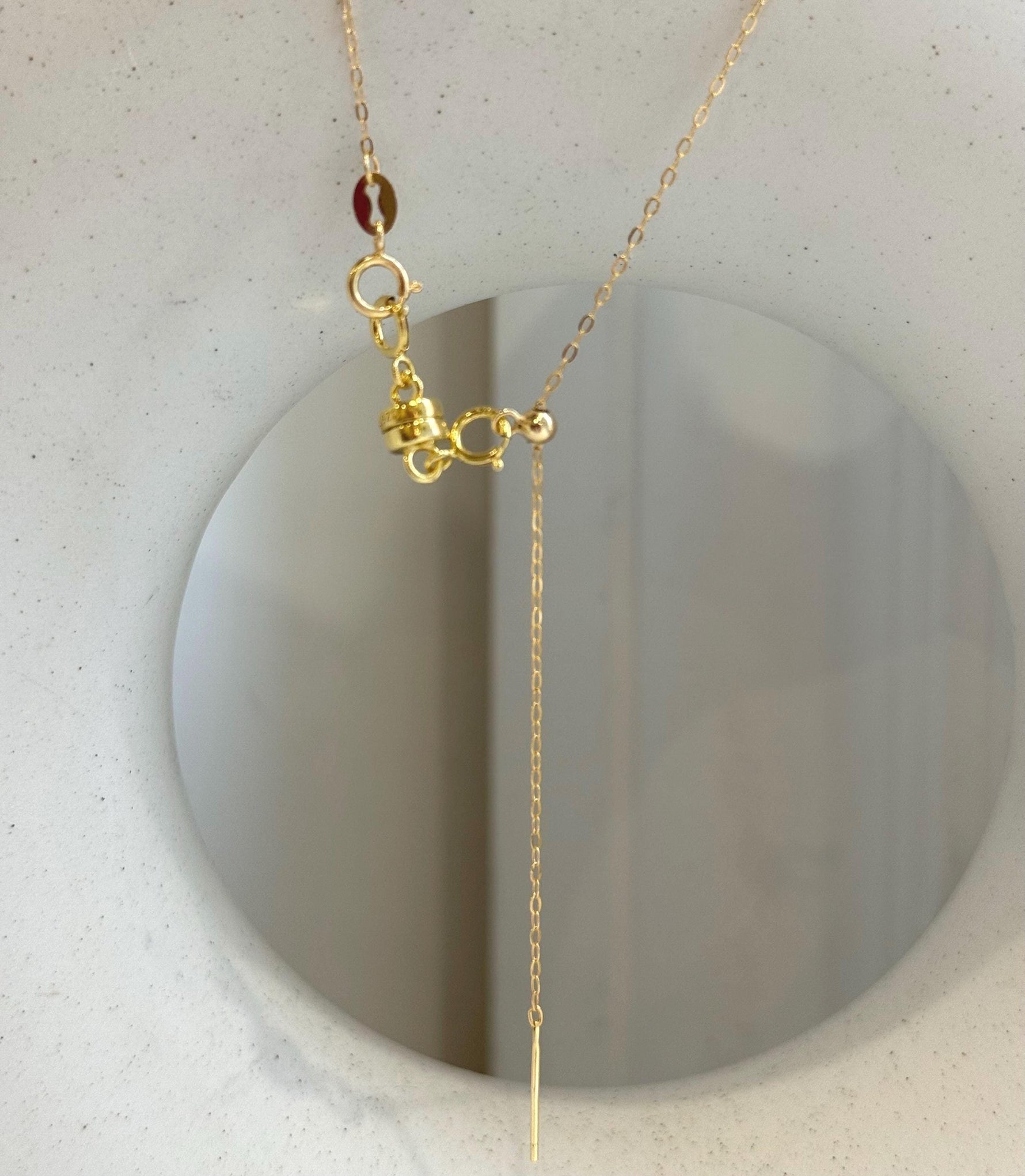 Elly’s 8 Pearl Y Lariat Necklace | South Sea Golden & White Freshwater Pearls | Genuine Pearls | Mirror Luster | S925 Sterling Silver Gift