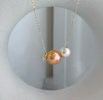8.4–12.1mm genuine Akoya and Edison pearl necklace