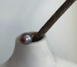 Elly’s 12.3x13.2mm Edison Pearl Ring | Genuine Freshwater Pearl | Extreme Mirror Luster | S925 Sterling Silver Adjustable Ring