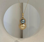 Extreme luster South Sea golden and Tahitian pearl jewelry