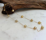 Lustrous South Sea pearl necklace