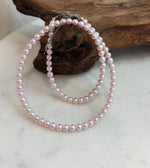 Genuine freshwater pearl necklace with high mirror luster surface