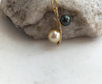 8.1–9.3mm genuine ocean pearls set in an elegant branch design pendant