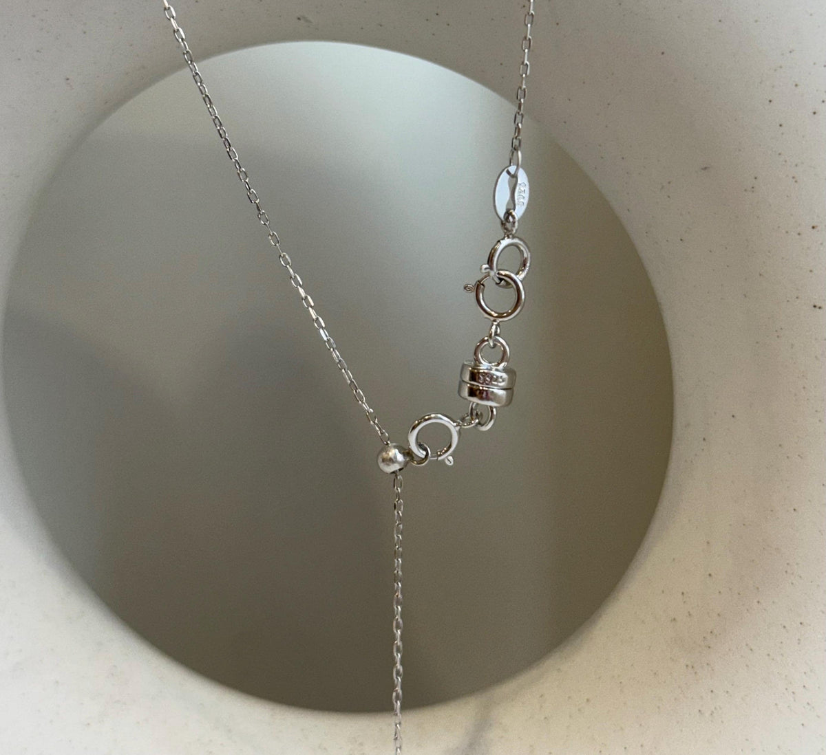 Elly’s genuine 13mm Tahitian ocean pearl pendant necklace, a beautiful pearl jewelry gift for her.
