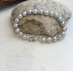 Genuine ocean pearl bracelet with S925 sterling silver clasp