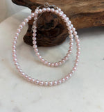 High luster 4.6–5mm freshwater pearl necklace gift for her