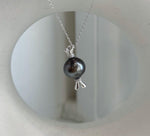 Tahitian pearl candy pendant with beautiful natural color and high mirror luster