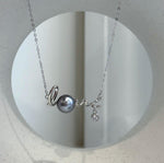 Elegant Tahitian ocean pearl love necklace for everyday wear or gifting