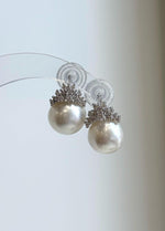Elegant South Sea pearl earrings for weddings and special occasions