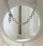 Genuine Australian ocean pearl necklace with natural white color and silvery overtones