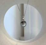 10.3mm Tahitian silver sage pearl pendant with mirror luster