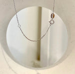 Silver pearl jewelry featuring a sleek S925 silver setting.