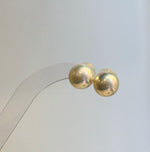 Golden Edison freshwater pearl earrings in a classic stud style