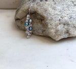 Genuine peacock freshwater pearl leaf jewelry