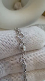 Elly’s Genius Gemstone Garnet Olivine Braclet, 1cm wide, 7.5”, S925 silver bracelet set, with extra S925 silver magnetic clips.