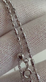 Elly’s Not for seperate purchase!! 2mm thick s925 silver olive chain necklace, adjustable size to 20” long.